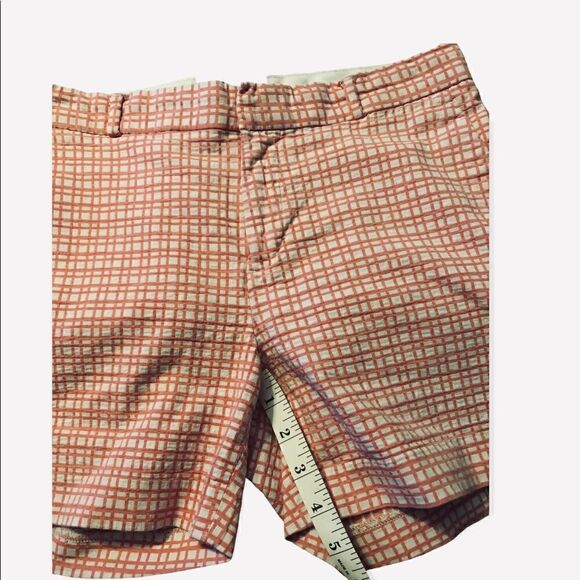 Banana Republic checkered coral and white shorts - Picture 7 of 7